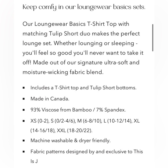 This Is J Bamboo Pajama Set - Striped Blue - Picture 7 of 8